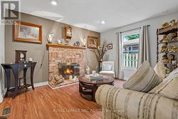 Main Floor Family Room with Wood burning Fireplace -