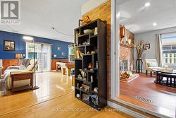 View of 1st and 2nd Main Floor Family Rooms -