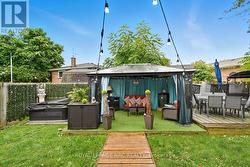 BACKYARD GAZEBO, HOT TUB & DECK -