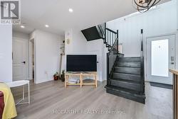 beautiful wooden stairs -