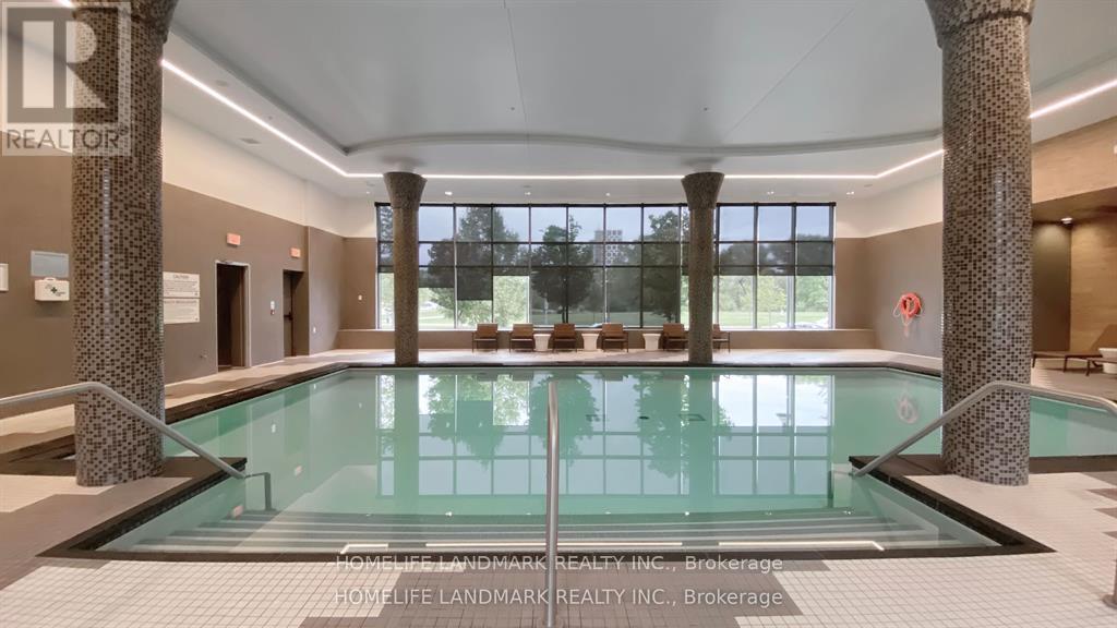Indoor Pool with Sauna - 207 - 1 Uptown Drive, Markham, ON - Indoor Photo Showing Other Room With In Ground Pool