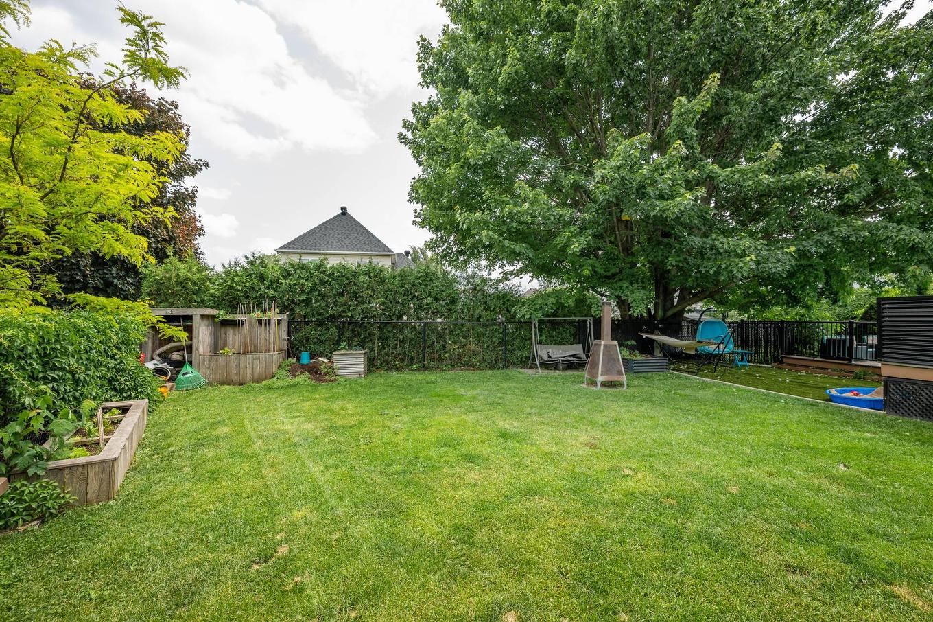Cour - 52 Rue De Lourtel, Saint-Jean-Sur-Richelieu, QC - Outdoor With Backyard