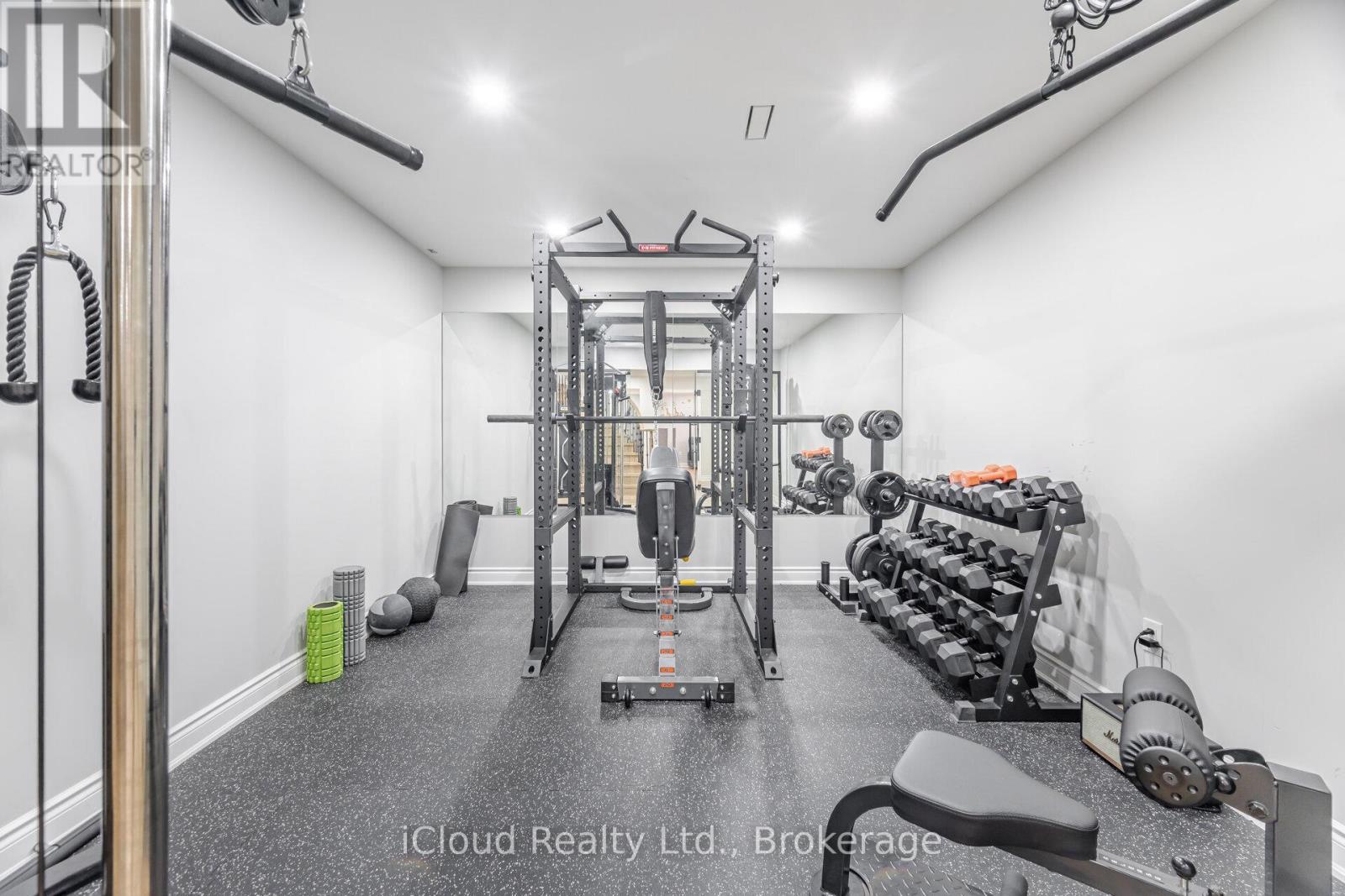 4 Deer View Ridge, Puslinch, ON - Indoor Photo Showing Gym Room