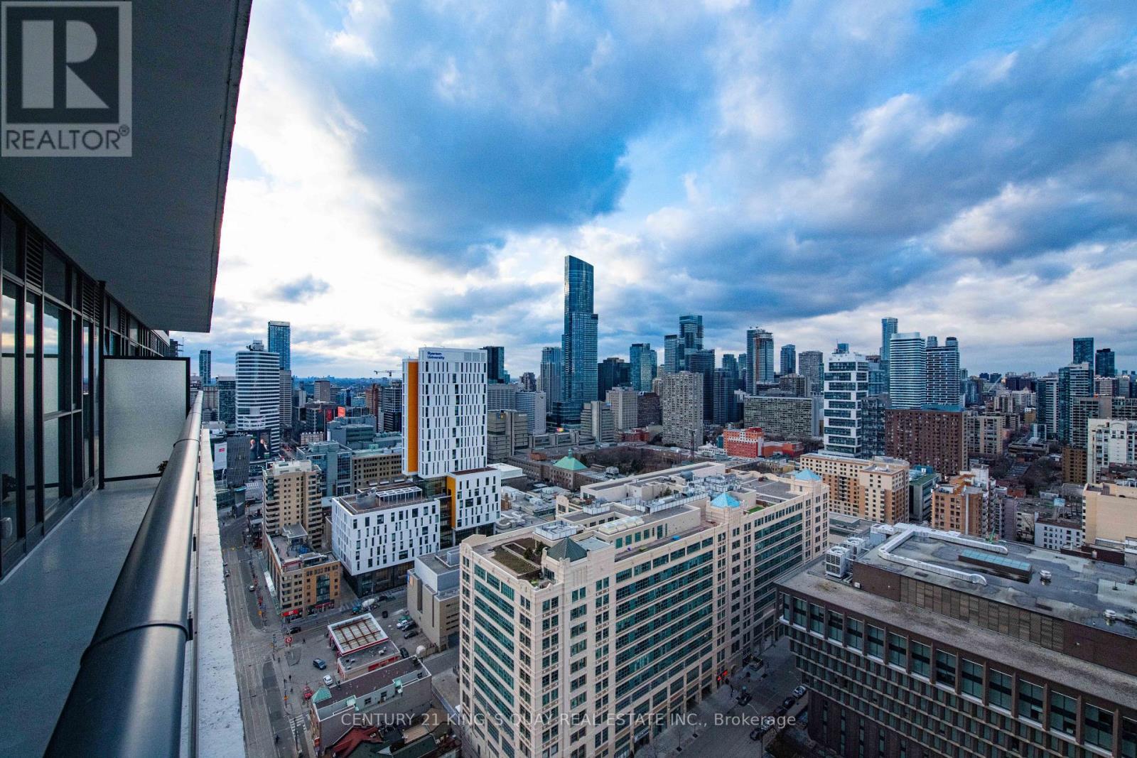 3007 - 159 Dundas Street E, Toronto, ON - Outdoor With Balcony With View