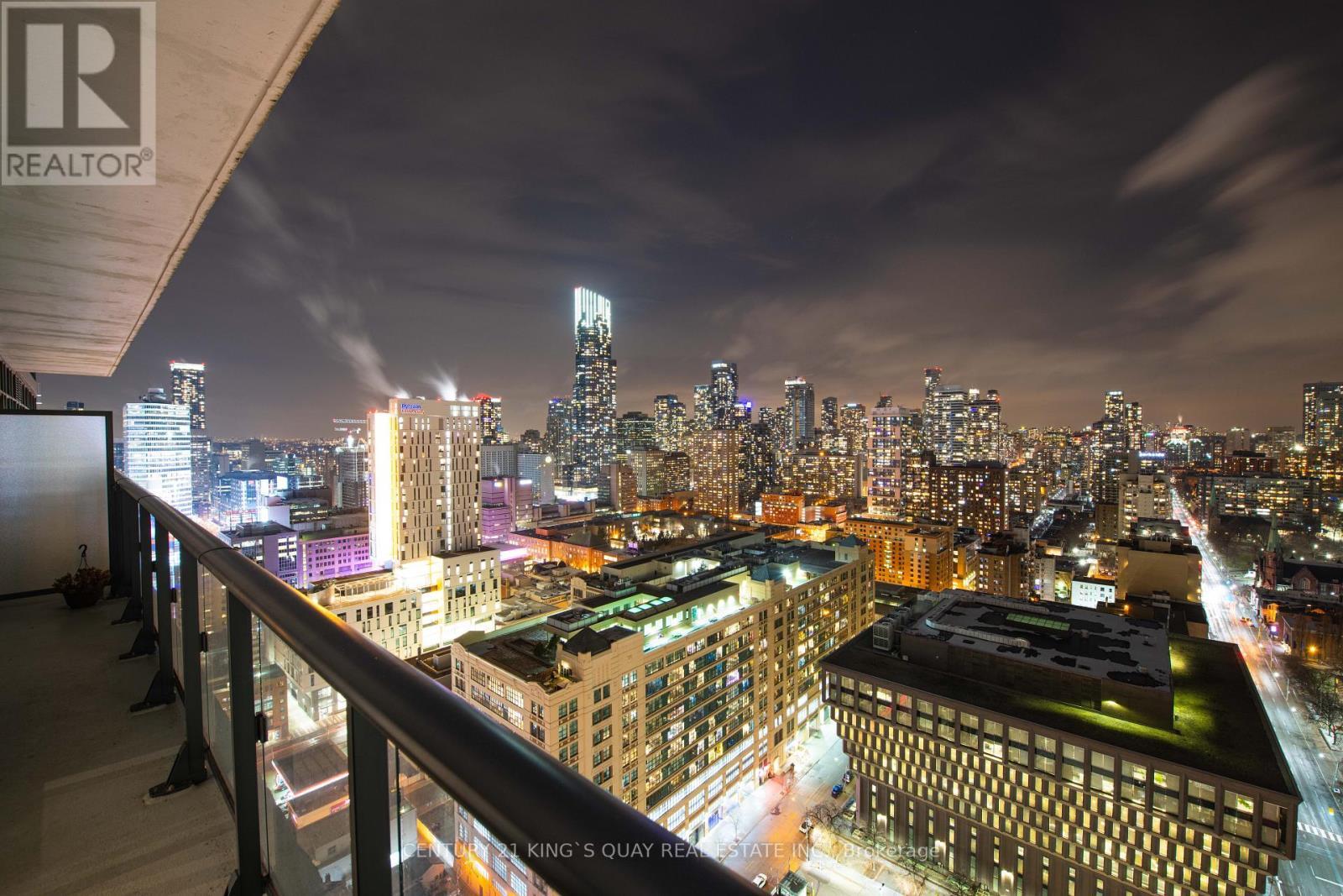 3007 - 159 Dundas Street E, Toronto, ON - Outdoor With Balcony With View