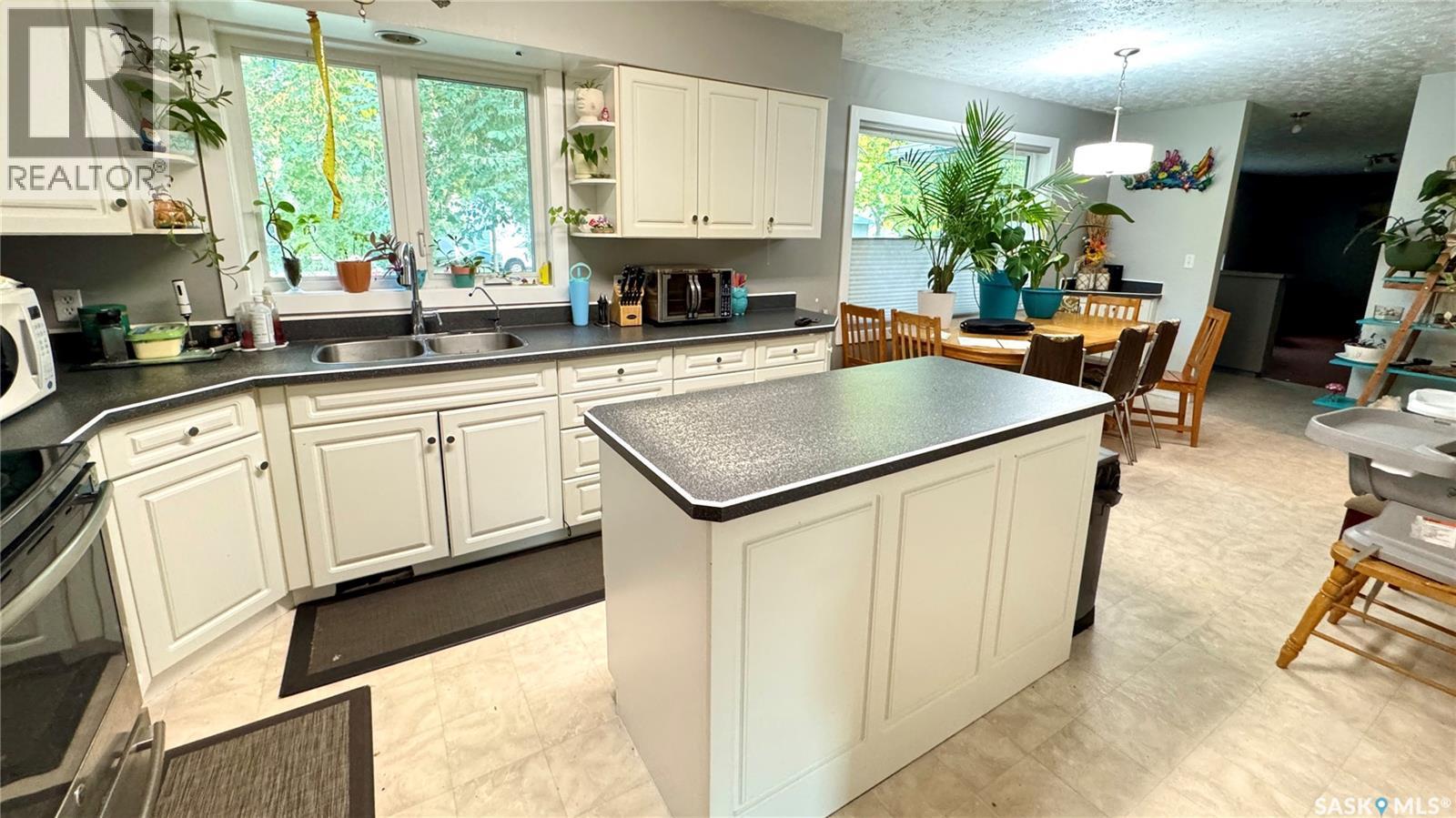 433 Garfield Street, Davidson, SK - Indoor Photo Showing Kitchen With Double Sink