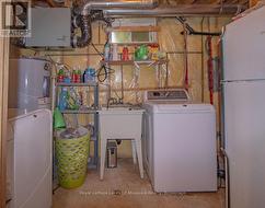 Laundry, lower level -