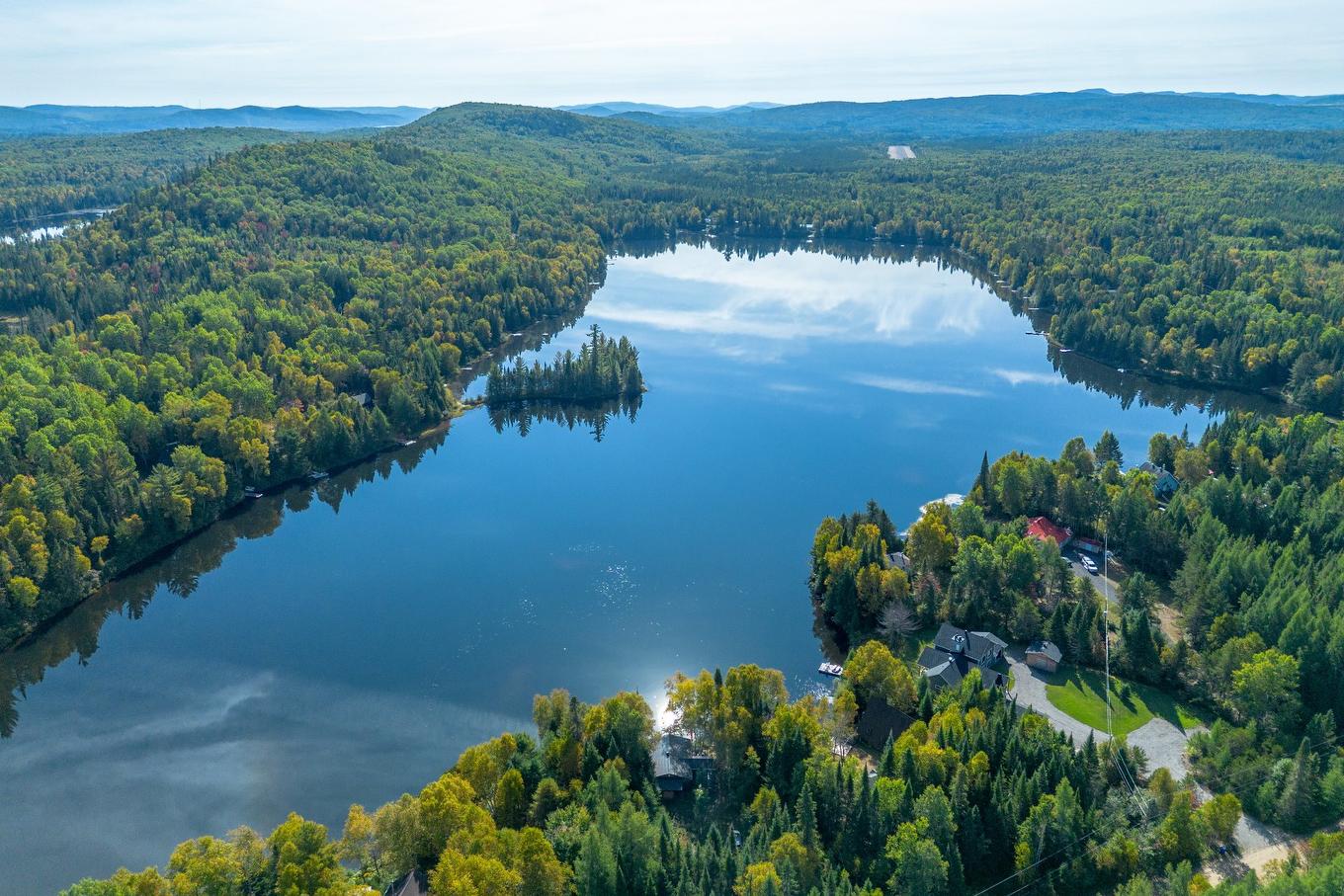 Photo aérienne - 1351 Ch. Kataway, Saint-Michel-Des-Saints, QC - Outdoor With Body Of Water With View