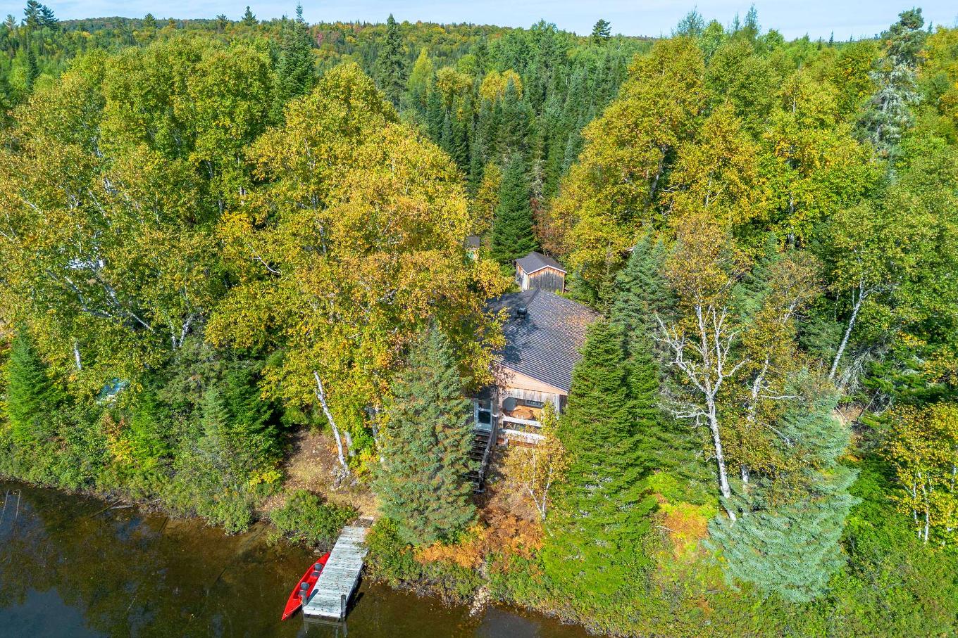 Photo aérienne - 1351 Ch. Kataway, Saint-Michel-Des-Saints, QC - Outdoor With View