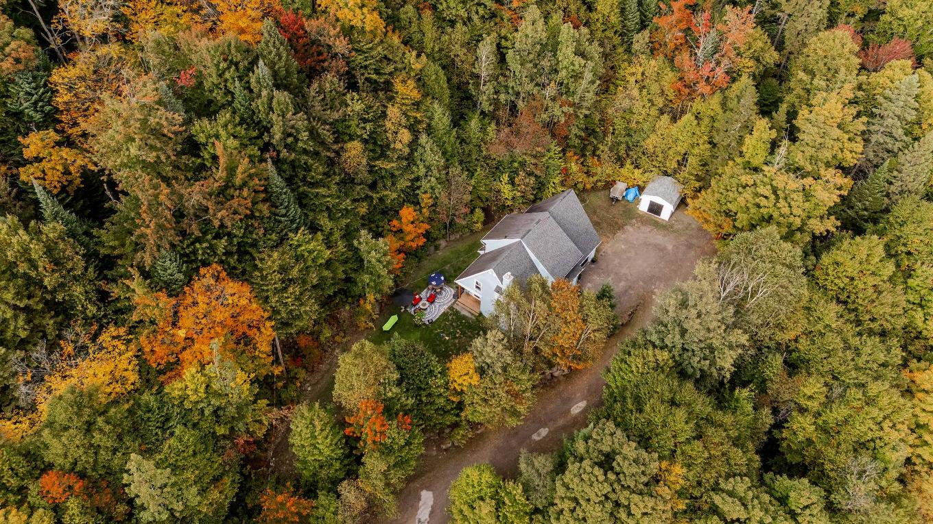 Photo aérienne - 1200 Route 329 S., Sainte-Agathe-Des-Monts, QC - Outdoor With View