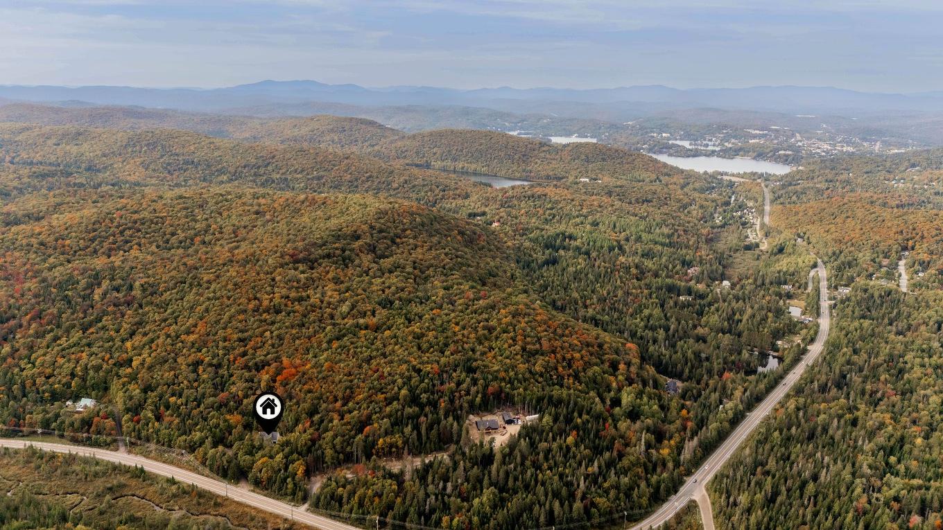 Photo aérienne - 1200 Route 329 S., Sainte-Agathe-Des-Monts, QC - Outdoor With View