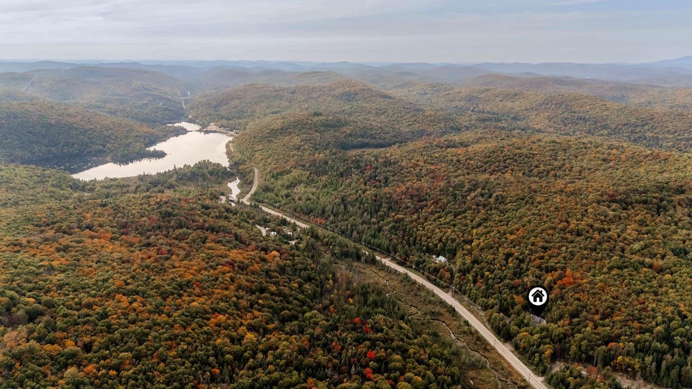 Photo aérienne - 1200 Route 329 S., Sainte-Agathe-Des-Monts, QC - Outdoor With View