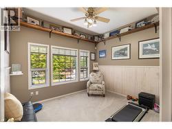 Den/flex space easily utilized as a bedroom if desired -