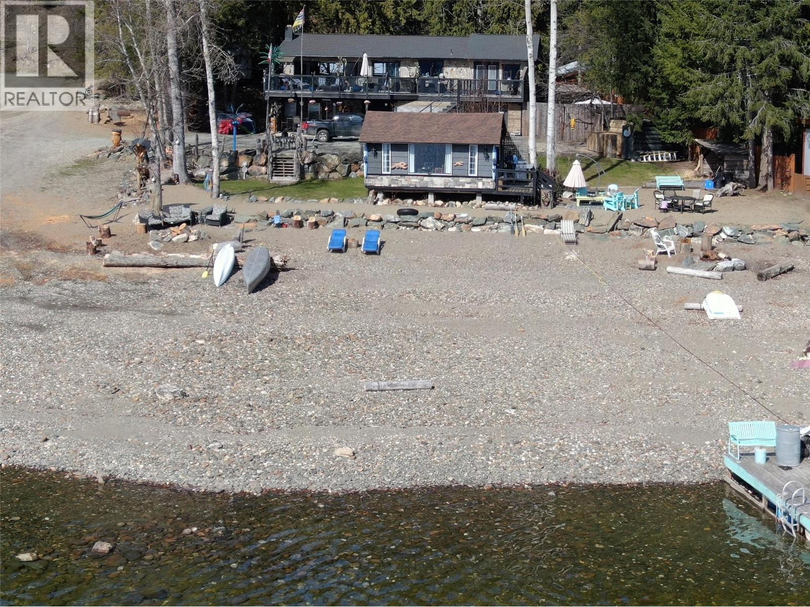 7780 Bentley Road, Anglemont, BC - Outdoor With Body Of Water