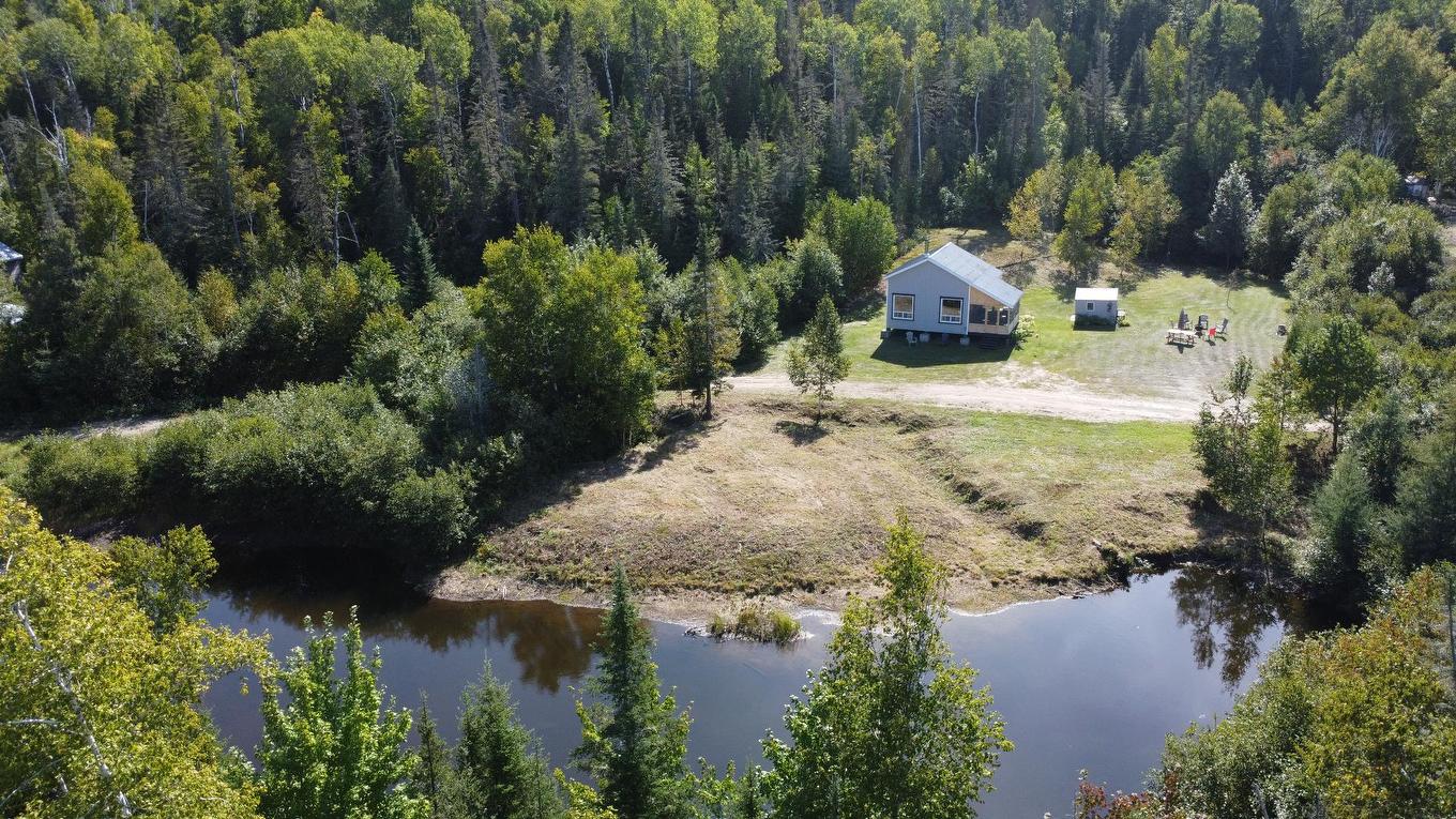 Aerial photo - 104 Ch. De L'Étang, Petit-Saguenay, QC - Outdoor With Body Of Water With View