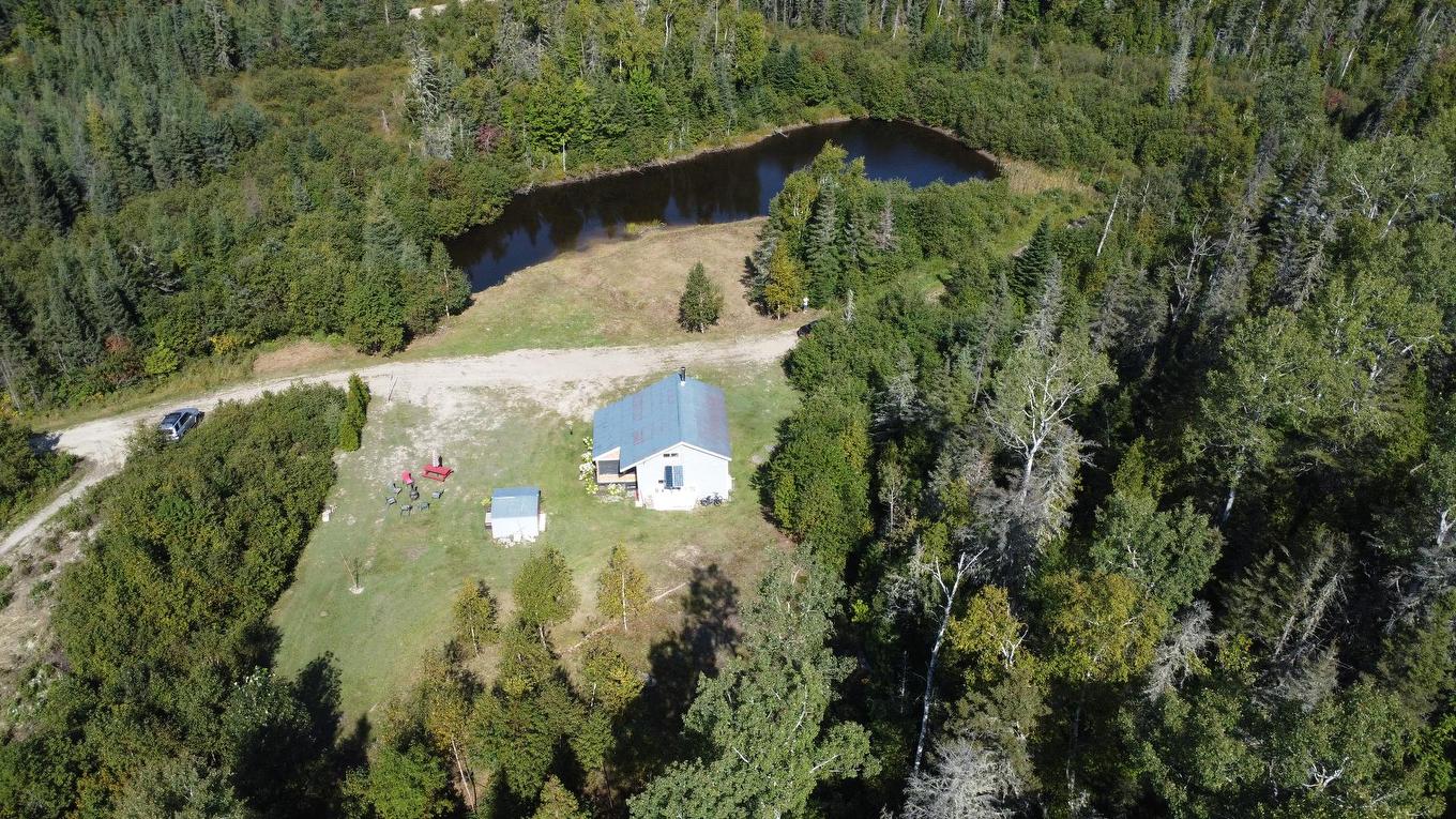 Aerial photo - 104 Ch. De L'Étang, Petit-Saguenay, QC - Outdoor With View