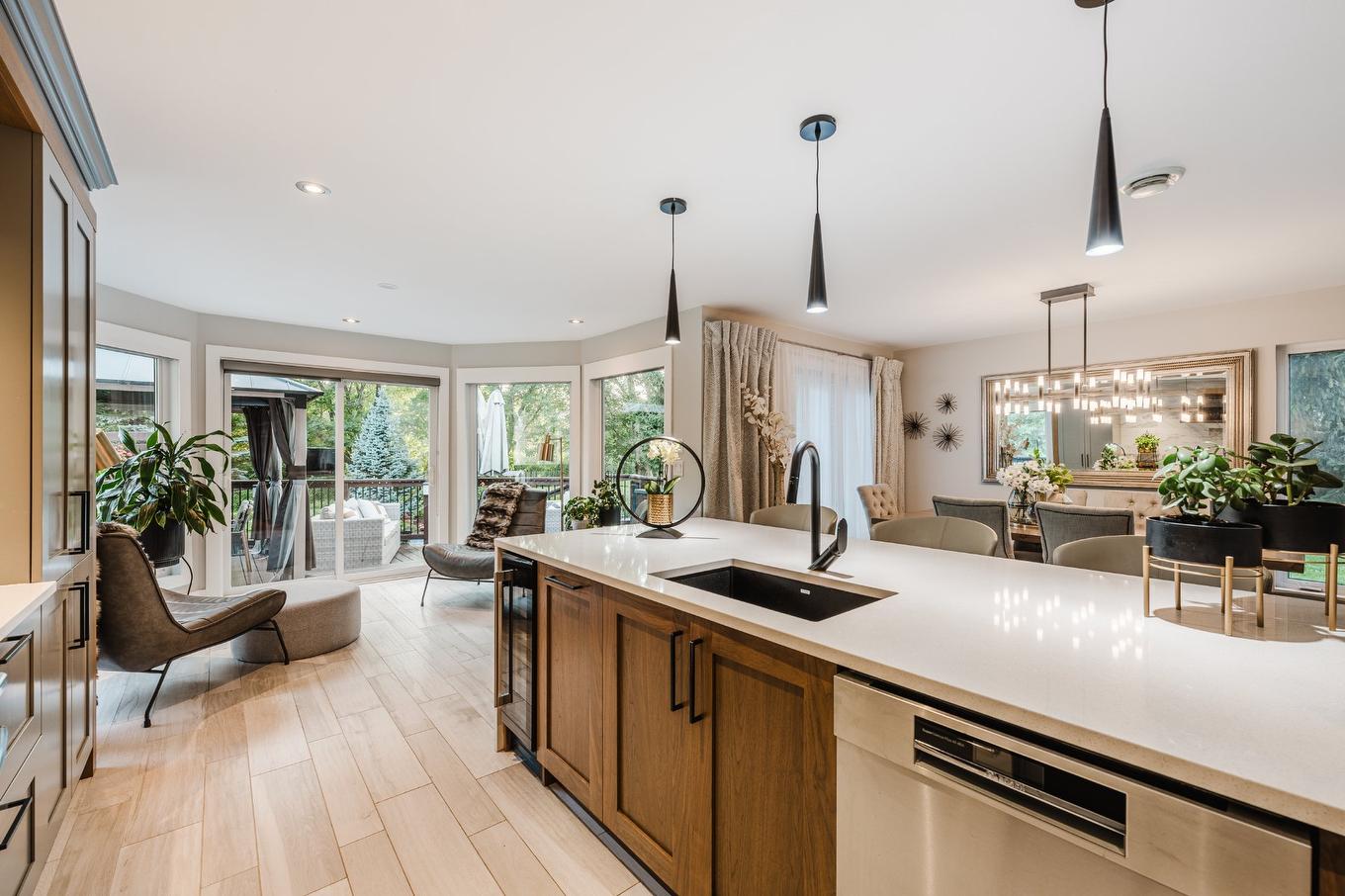 Overall view - 14 Rue De L'Anse, Saint-Jean-Sur-Richelieu, QC - Indoor Photo Showing Kitchen With Upgraded Kitchen