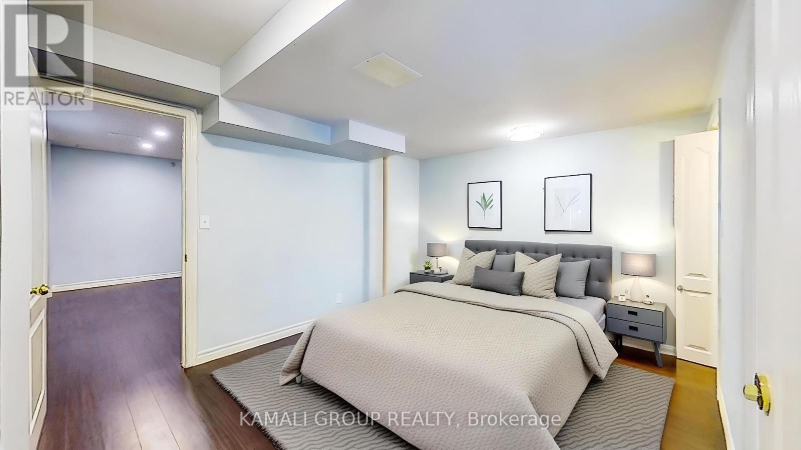 Virtually Staged - Bsmt #2 - 156 Townsgate Drive, Vaughan, ON - Indoor Photo Showing Bedroom