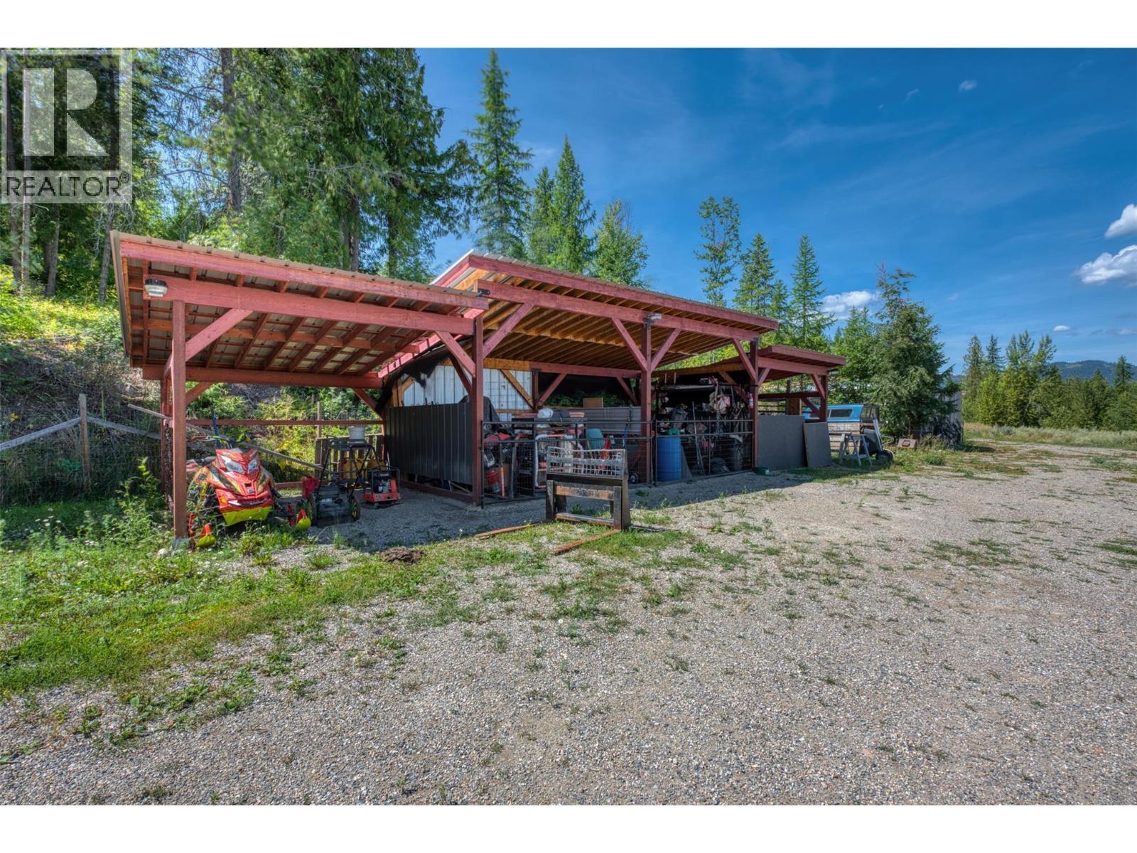 348 Creighton Valley Road, Lumby, BC - Outdoor With Deck Patio Veranda