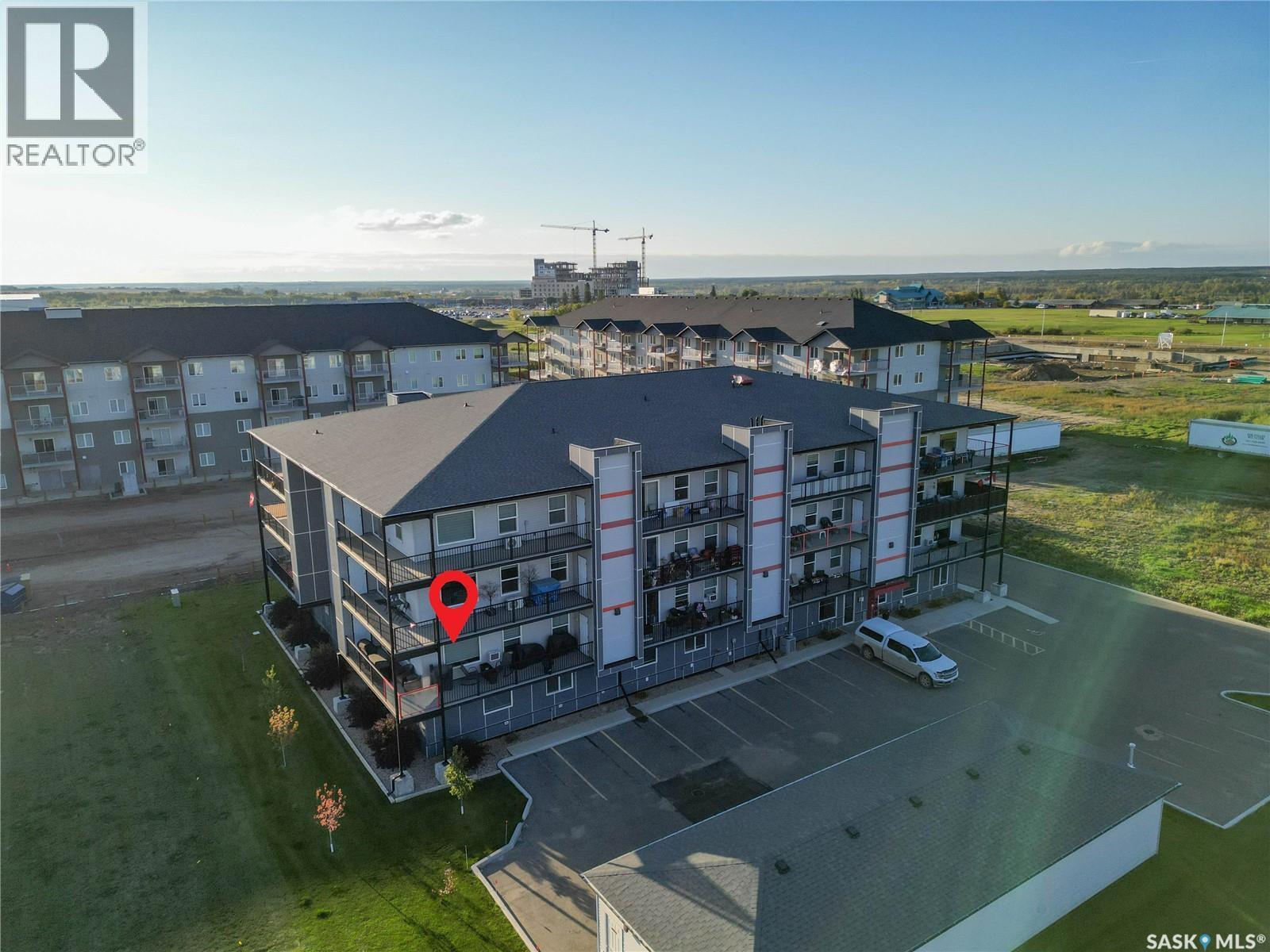 303 2641 Woodbridge Drive, Prince Albert, SK - Outdoor With Balcony With View