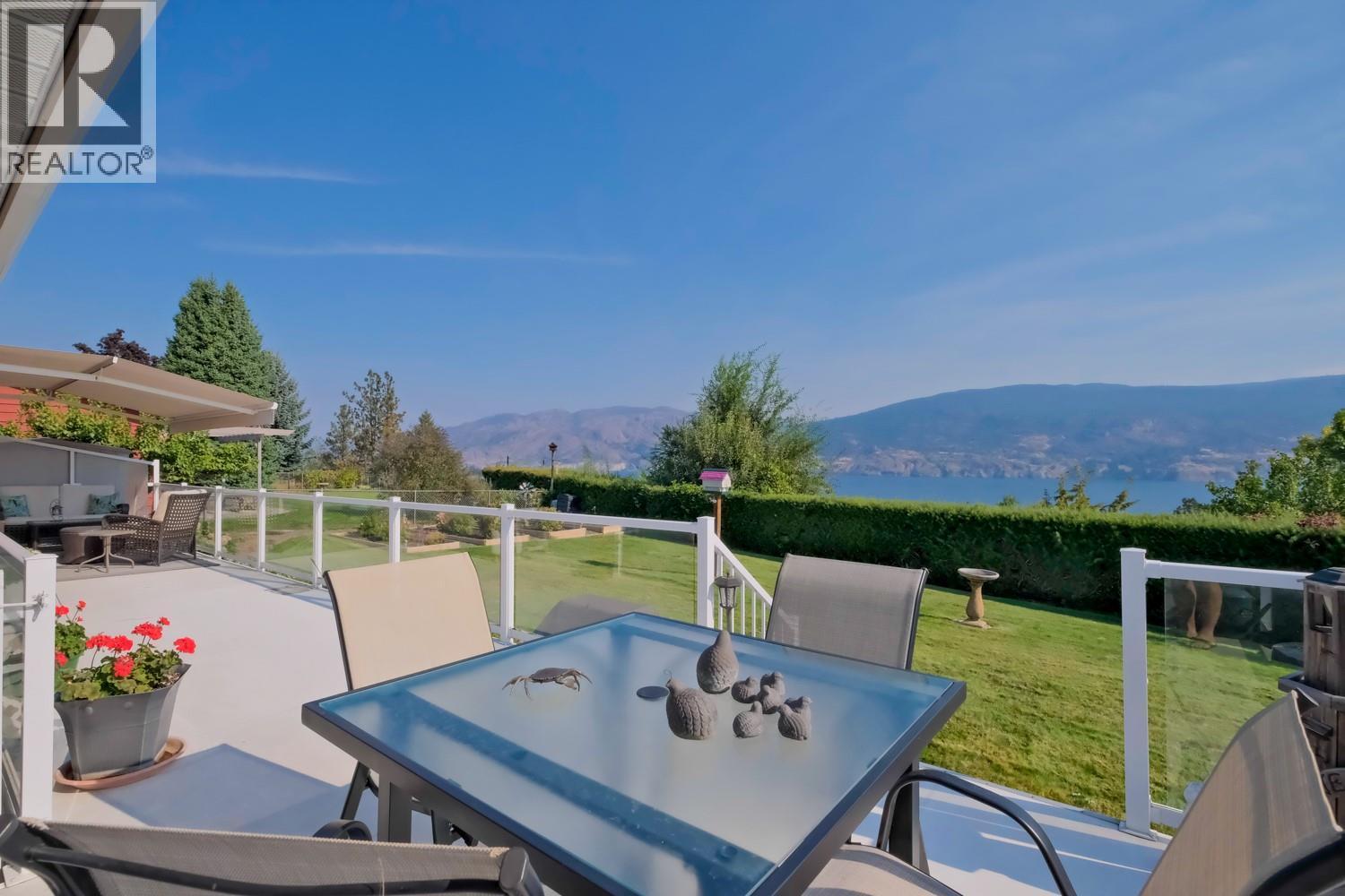 13391 Mcclure Place, Summerland, BC - Outdoor With Body Of Water With Deck Patio Veranda With View