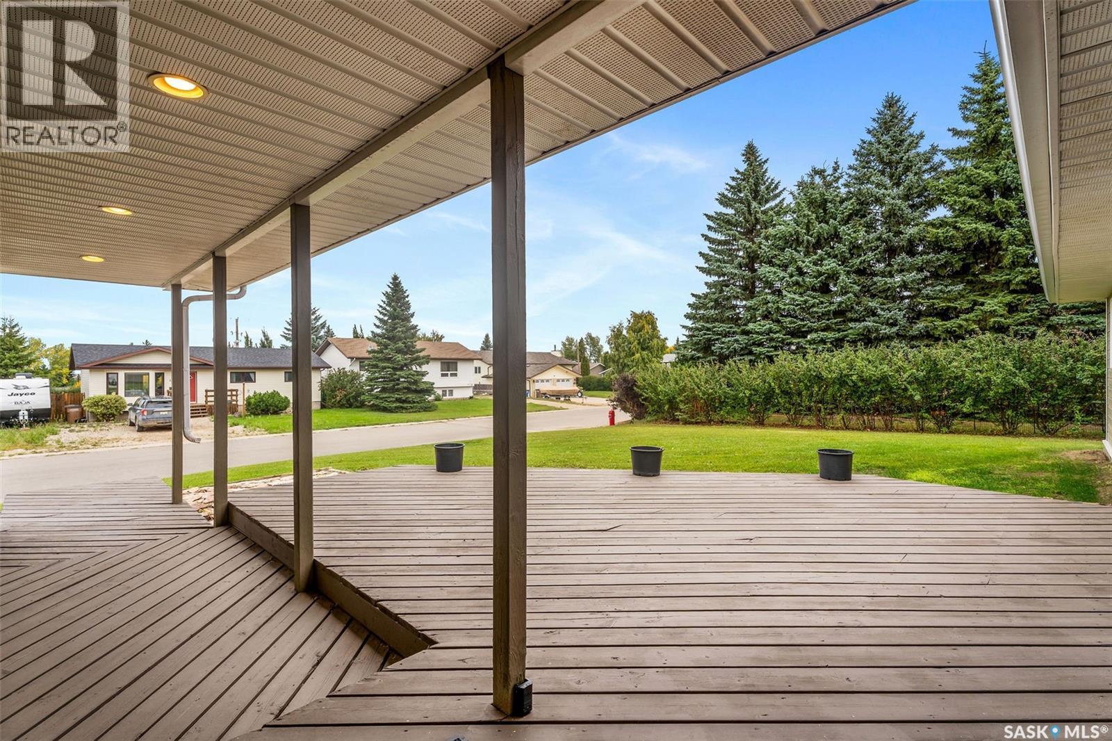 14 Poplar Drive, Birch Hills, SK - Outdoor With Deck Patio Veranda With Exterior