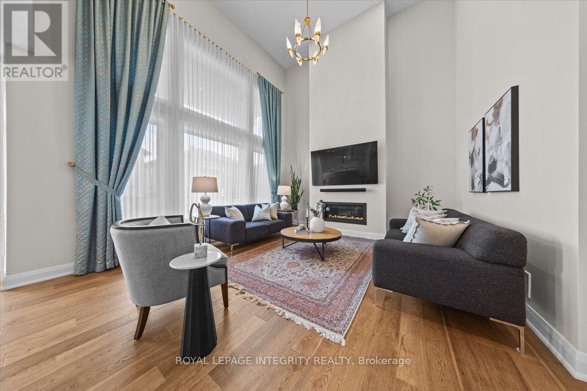 970 Islington Way, Ottawa, ON - Indoor Photo Showing Living Room With Fireplace