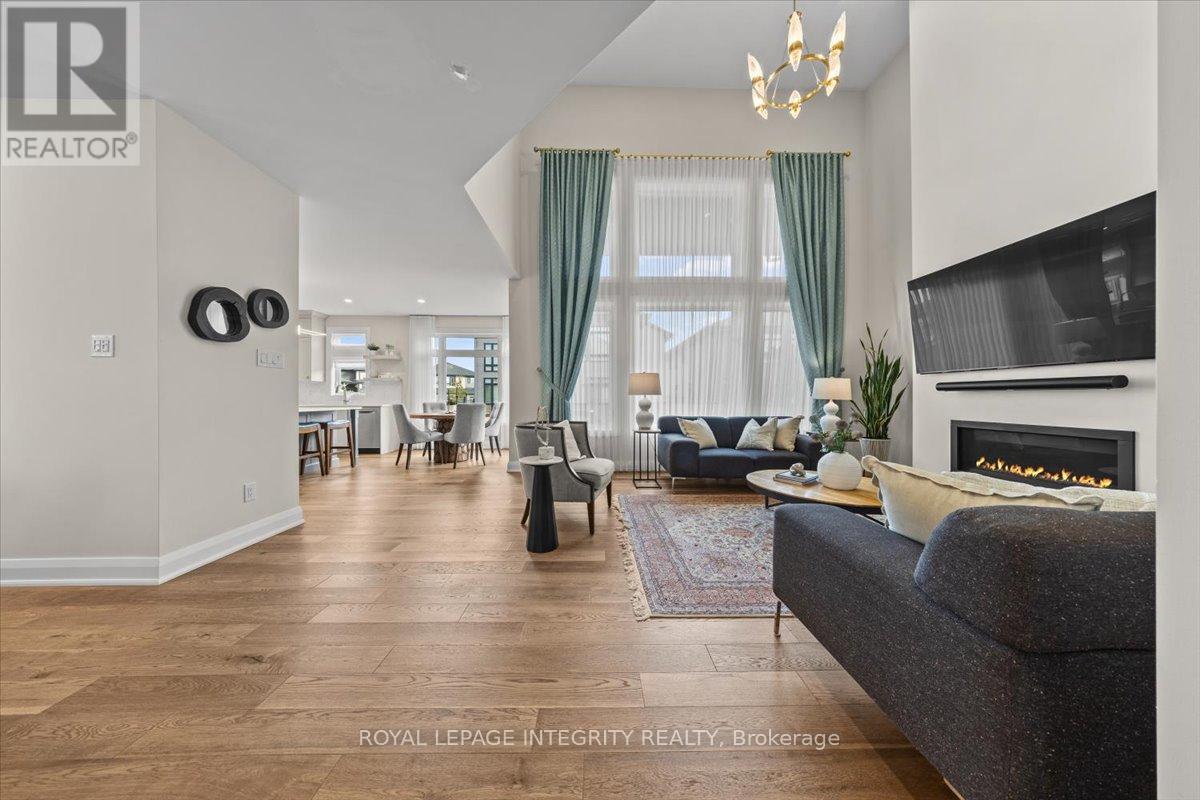 970 Islington Way, Ottawa, ON - Indoor Photo Showing Living Room With Fireplace