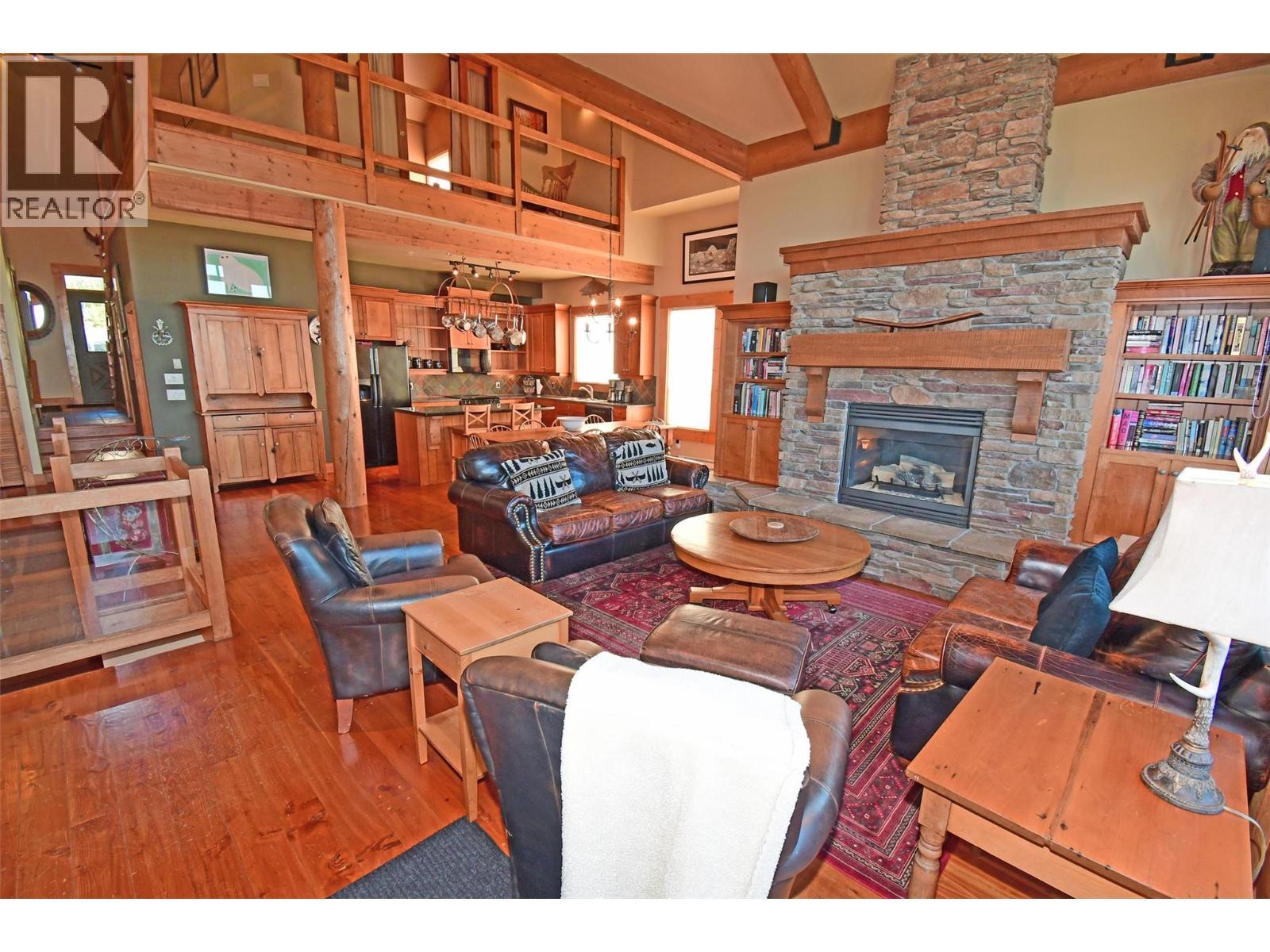 350 Whitehorse Lane Unit# 1 Lot# 1, Big White, BC - Indoor Photo Showing Living Room With Fireplace