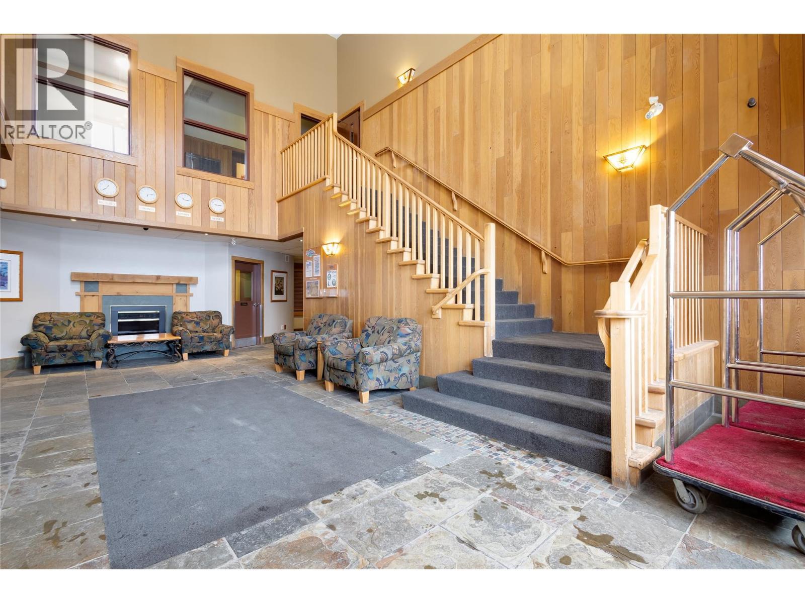 5335 Big White Road Unit# 401, Big White, BC - Indoor Photo Showing Other Room With Fireplace