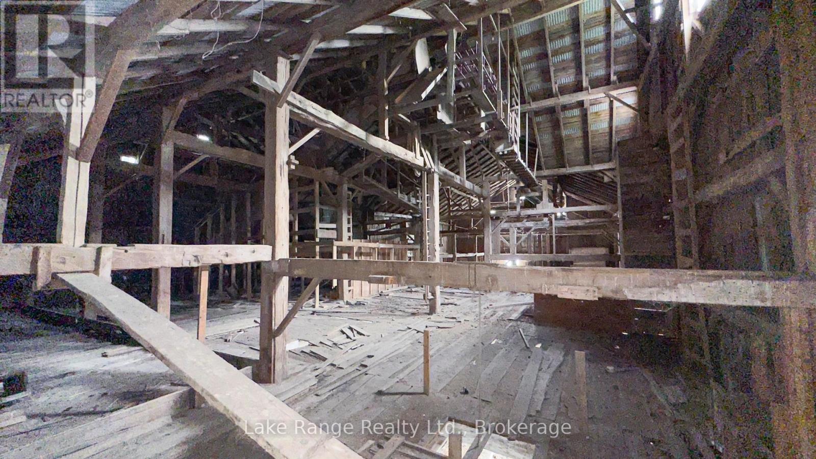 Interior barn 2nd floor - 2742 Concession 4 Concession, Huron-Kinloss, ON -