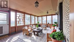 Covered porch. VIRTUALLY STAGED -