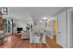 MAIN FLOOR - Living Room & Stairs to Foyer Below -