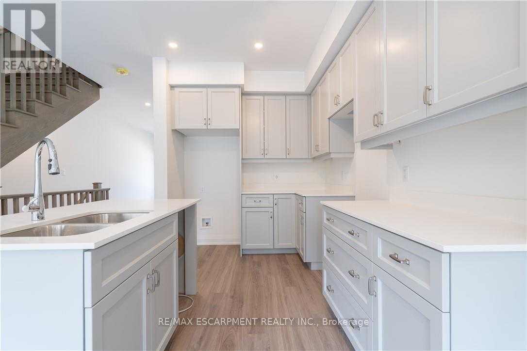 15 Raspberry Lane, Hamilton, ON - Indoor Photo Showing Kitchen With Double Sink