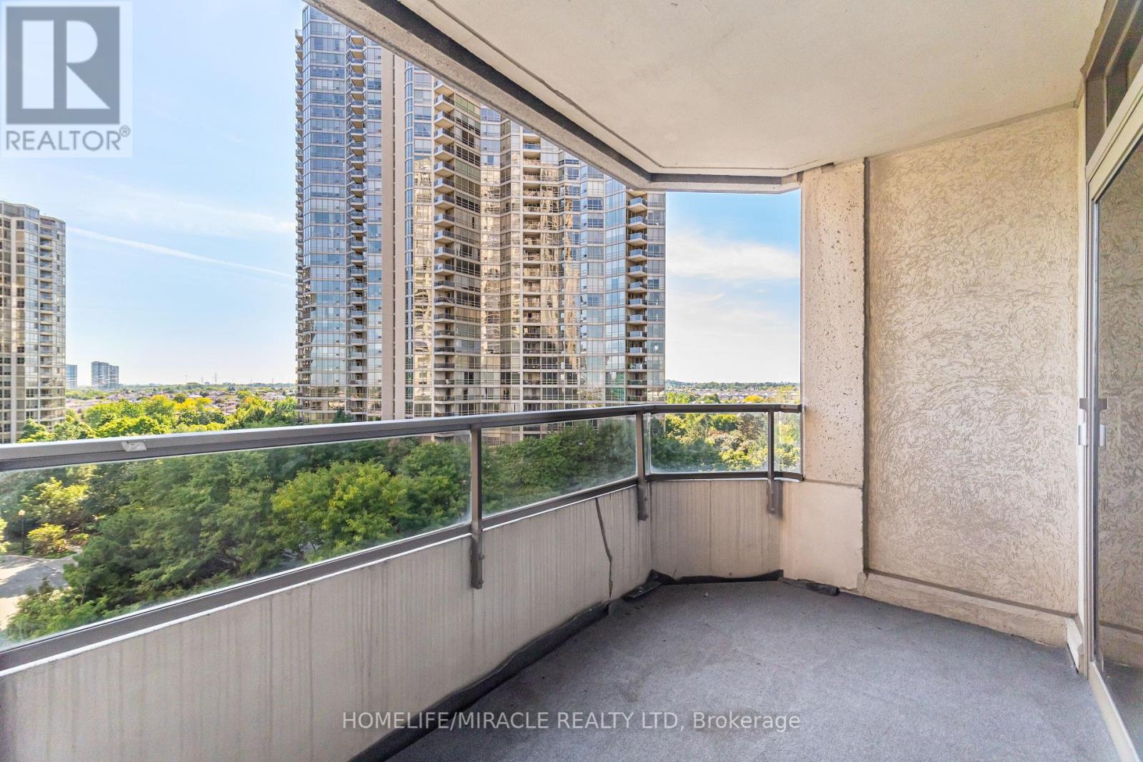 803 - 35 Kingsbridge Garden Circle, Mississauga, ON - Outdoor With Balcony With Exterior