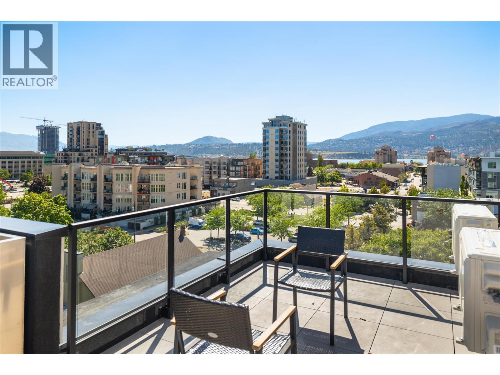 604 Cawston Avenue Unit# 615, Kelowna, BC - Outdoor With Balcony With View