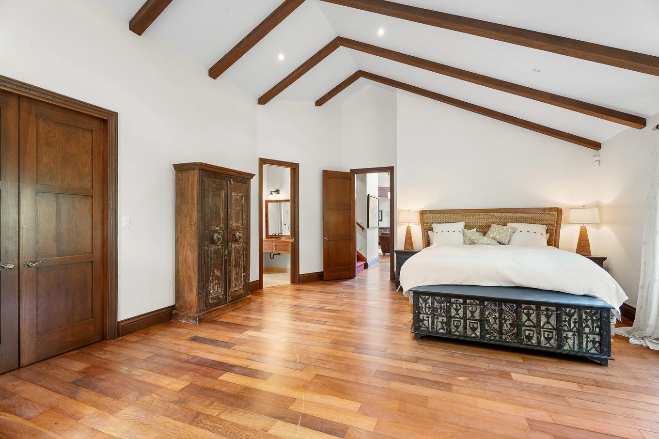 Primary bedroom - 35 Ch. Du Chevreuil, Lac-Supérieur, QC - Indoor