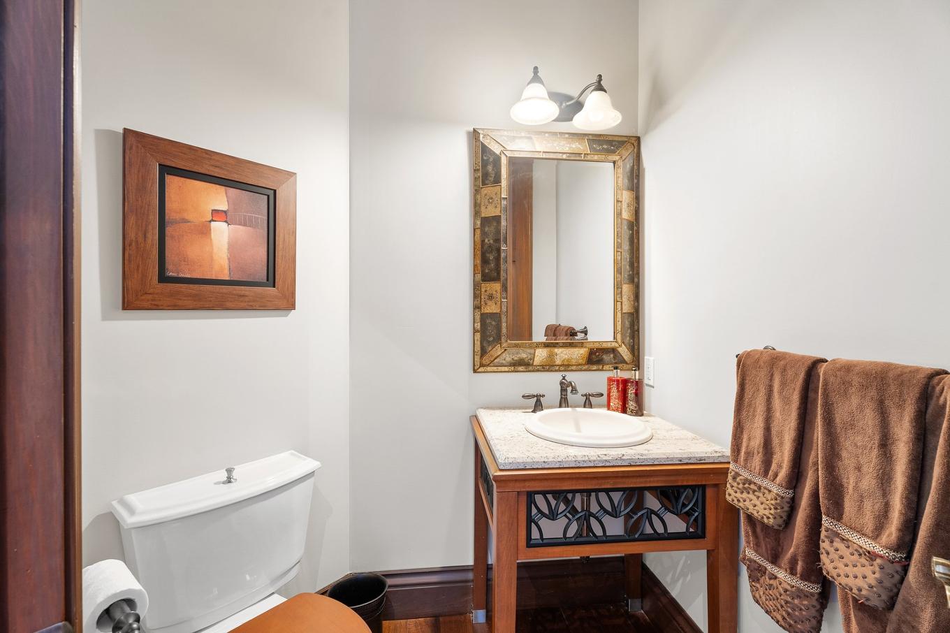 Powder room - 35 Ch. Du Chevreuil, Lac-Supérieur, QC - Indoor Photo Showing Bathroom