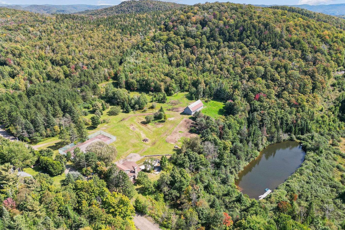 Aerial photo - 445Z Ch. De La Ferme, Val-Morin, QC - Outdoor With Body Of Water With View