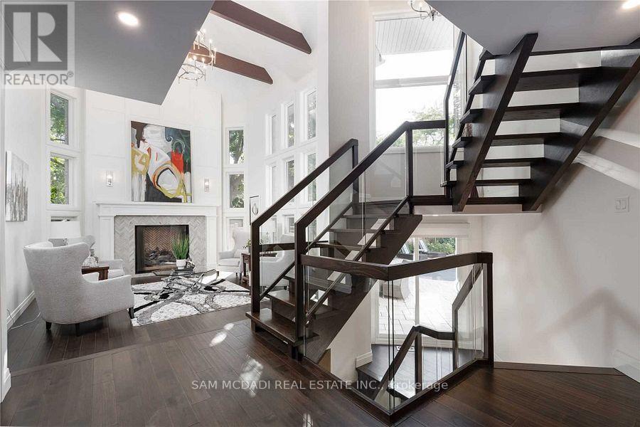 2064 Almira Court, Mississauga, ON - Indoor Photo Showing Other Room With Fireplace