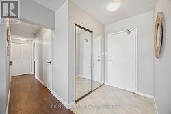 Mirrored doors in front entry -
