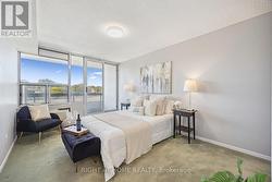 Primary bedroom with sliding doors to patio -