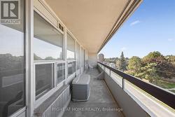 Open expansive balcony facing north -
