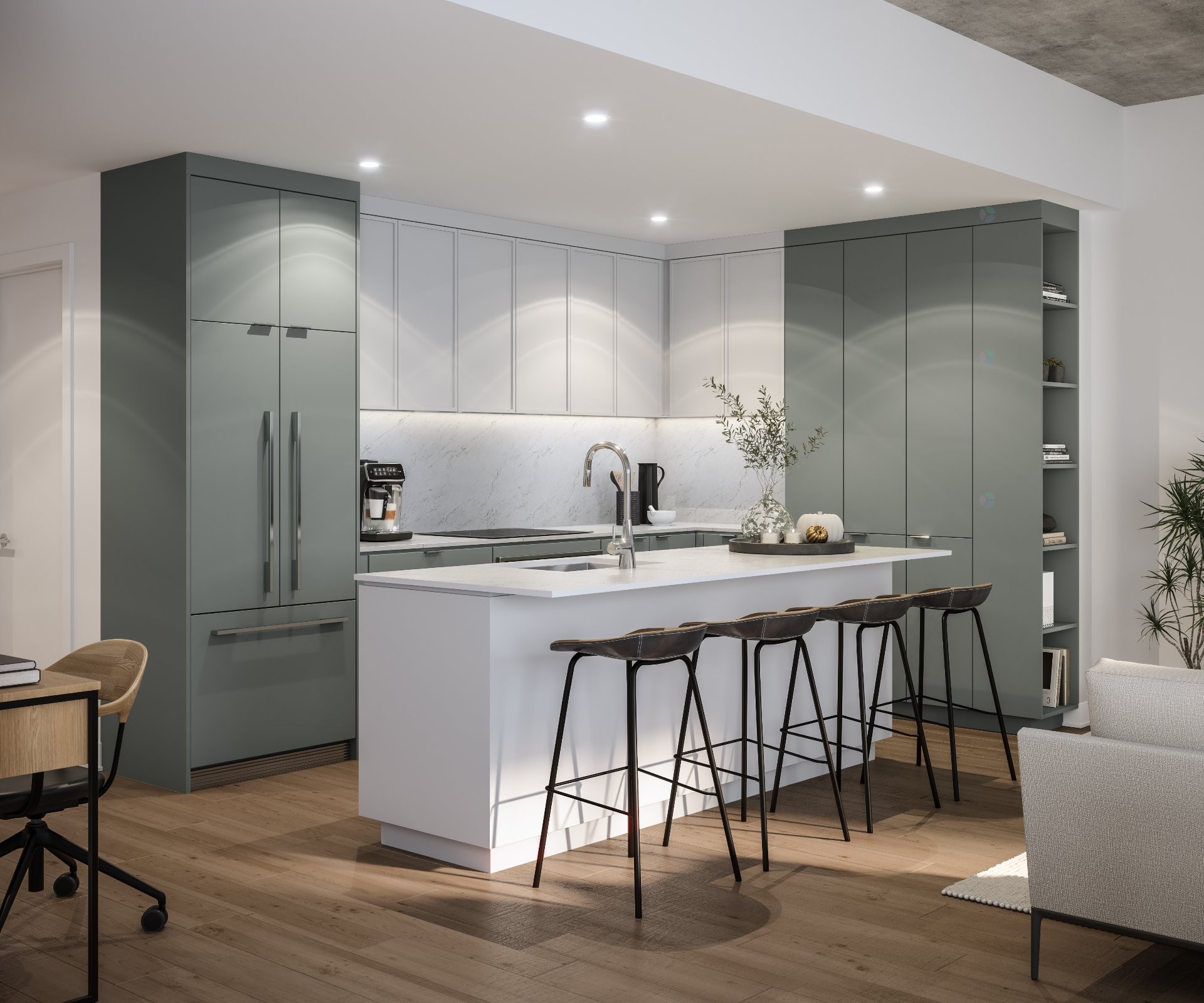 Cuisine - 997-2540 Ch. Du Canal, Chambly, QC - Indoor Photo Showing Kitchen With Upgraded Kitchen