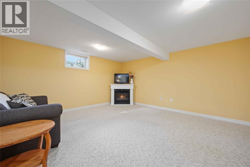 207 Cassandra Boulevard, Sarnia, ON - Indoor Photo Showing Basement With Fireplace