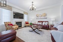 Living Area with Gas Fireplace -