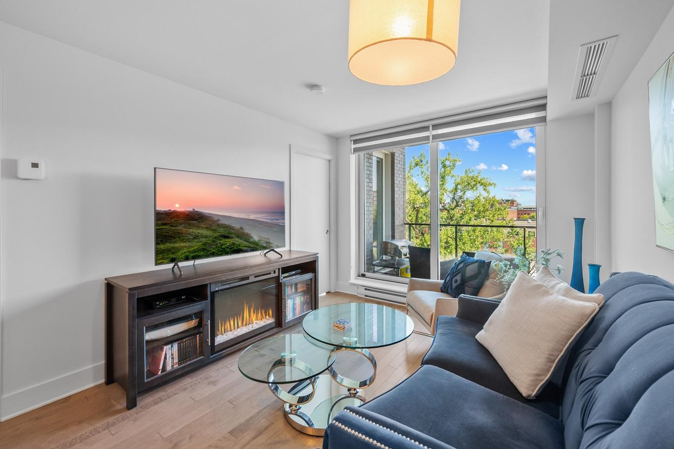 Living room - 515-1450 Rue Island, Montréal (Le Sud-Ouest), QC - Indoor Photo Showing Living Room