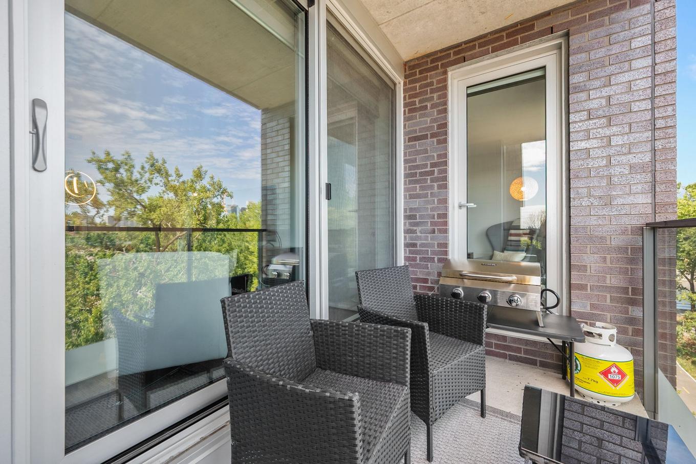 Balcony - 515-1450 Rue Island, Montréal (Le Sud-Ouest), QC - Outdoor With Deck Patio Veranda With Exterior