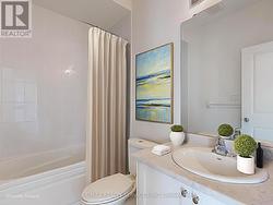 Virtually Staged Common Full Bathroom -
