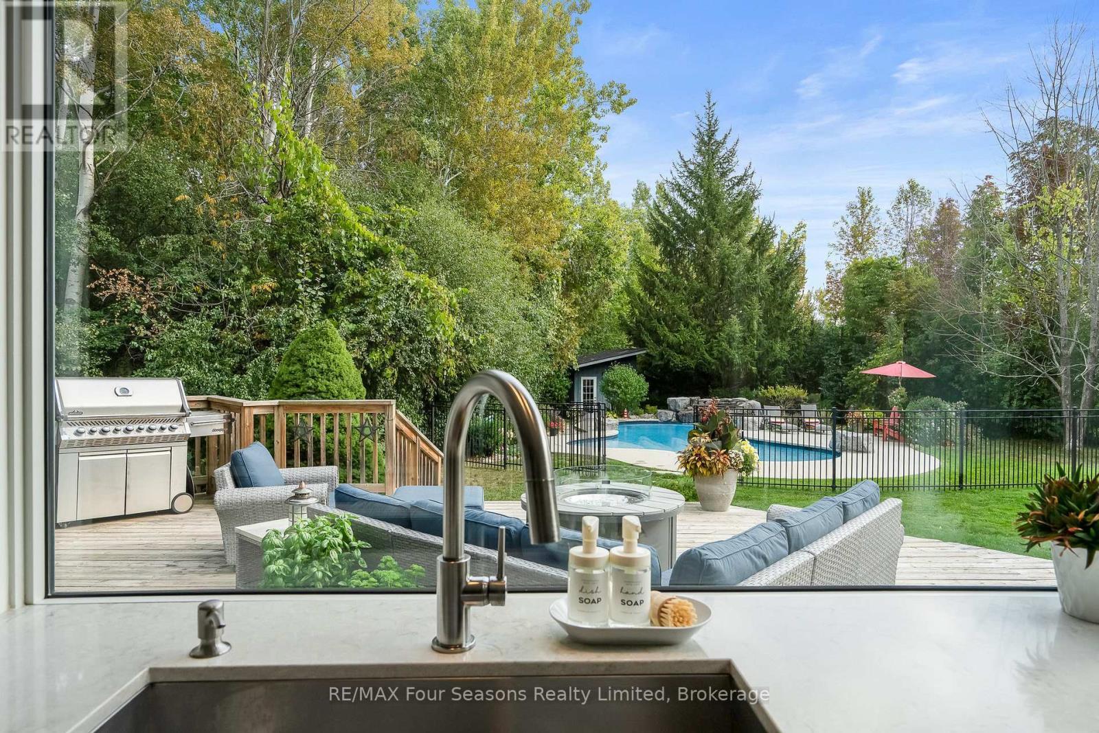 159 Indian Circle, Blue Mountains, ON - Outdoor With In Ground Pool With Deck Patio Veranda